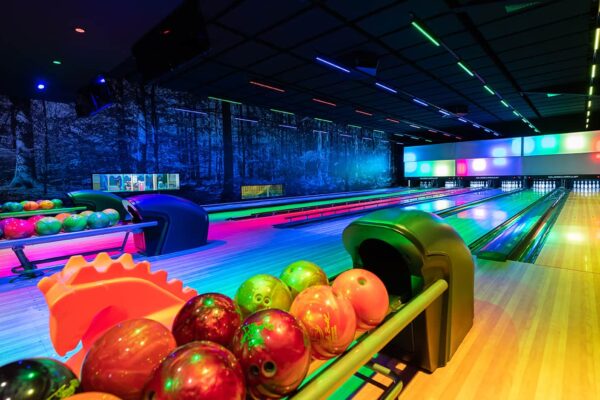 Bowling im Wald